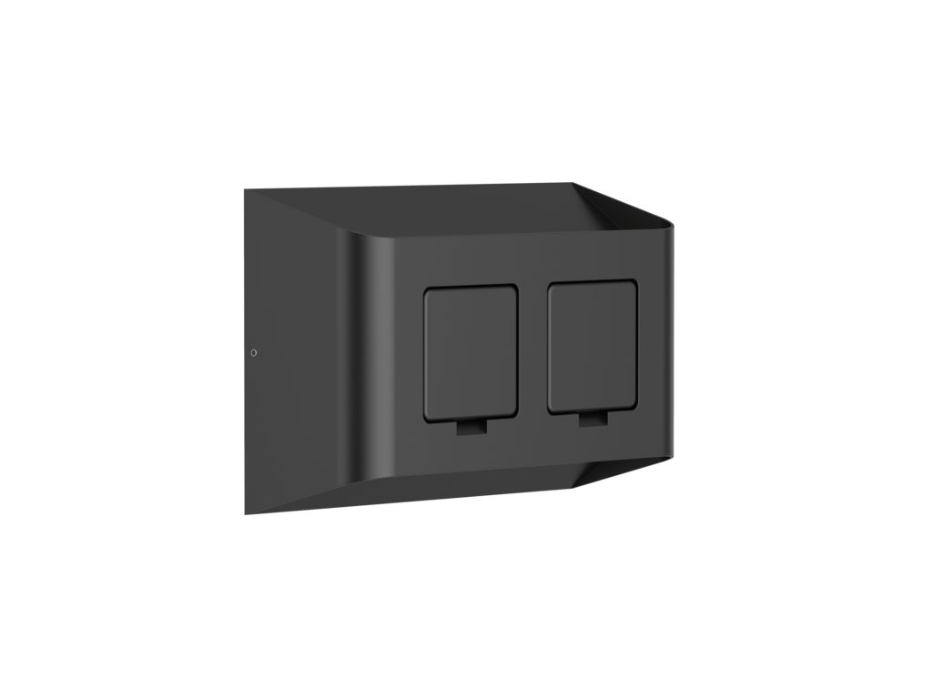 Embla Utelys opp/nedlys m/stikk 600lm 830 Dim