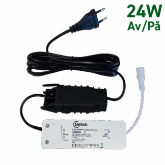 24W Driver LED panel Av/På