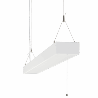 Desk 13-40 Nedhengt Hvit Snordim/DALI