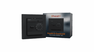 Heatit S-Control2 sort matt