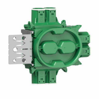 Veggboks 1,5 6-løp horis stål 12-24mm