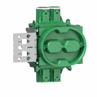 Veggboks 1,5 4-løp horis stender 12-24mm